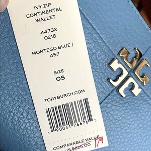 TORY BURCH Ivy Zip Continental Wallet